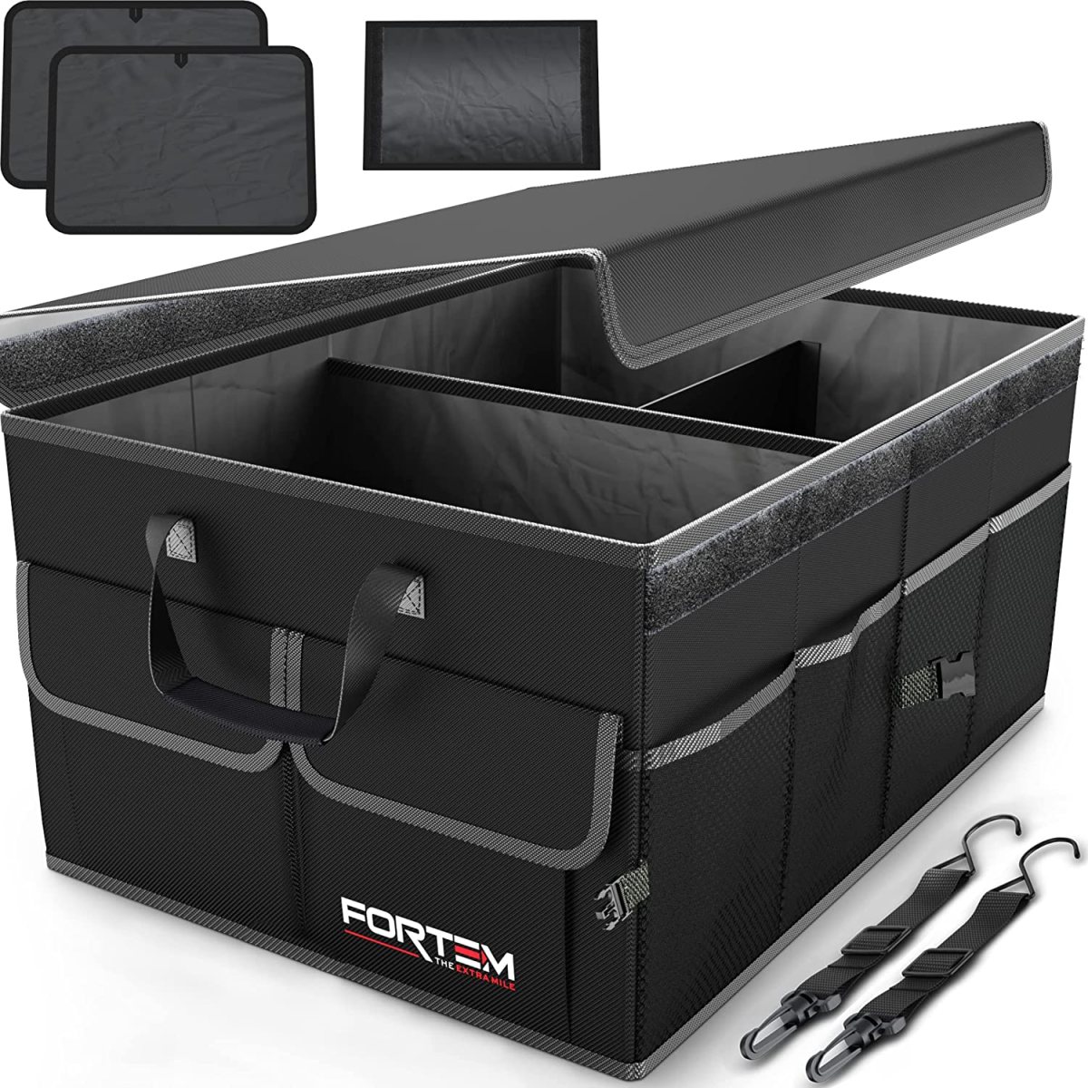 Organiseur coffre voiture FORTEM : le bac pliable de 50 L